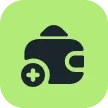 Mobile and receiving account icon
